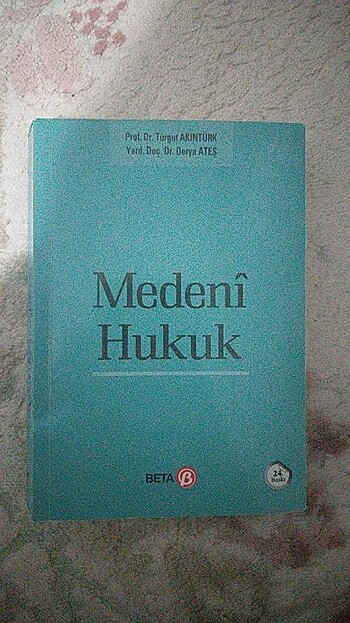 Medeni Hukuk Turgut Akıntürk