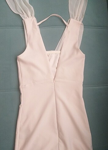 Pudra Balık Model Elbise - Görsel 3