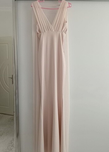 Pudra Balık Model Elbise - Görsel 7