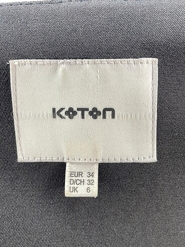 34 Beden siyah Renk Koton Blazer %70 İndirimli.