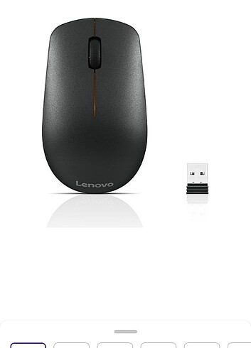 Lenovo 400 GY50R91293 Kablosuz Optik Mouse Siyah