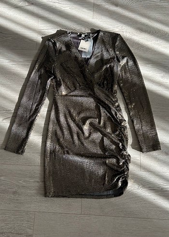 KOTON PAYETLİ ELBİSE - Görsel 7