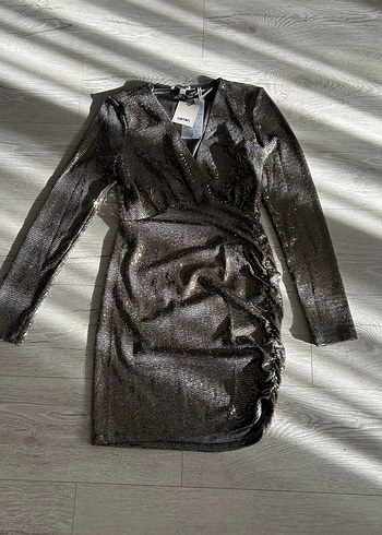 KOTON PAYETLİ ELBİSE - Görsel 2