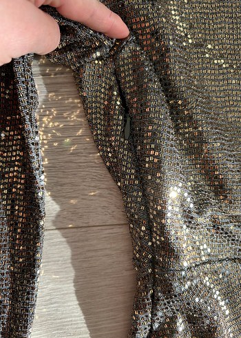 KOTON PAYETLİ ELBİSE - Görsel 5