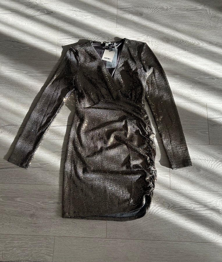 KOTON PAYETLİ ELBİSE - Görsel 2