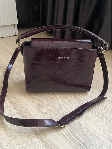  Beden bordo Renk Nine West omuz Çantası