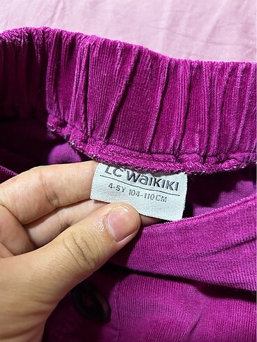 LC Waikiki 4-5 Yaş Kız Çocuğu Kadife Kışlık Etek