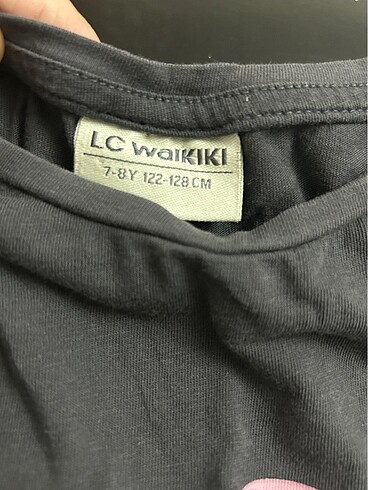 LC Waikiki 7-8 yaş Kız Çocuk Penye Tişört