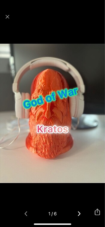 God of War Kratos Kulaklık Standı