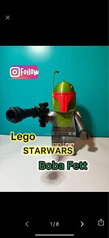 Dev Lego & StarWars Boba Fett Figür