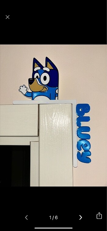 Bluey Dolap ve Kapı Üzeri Dekoru