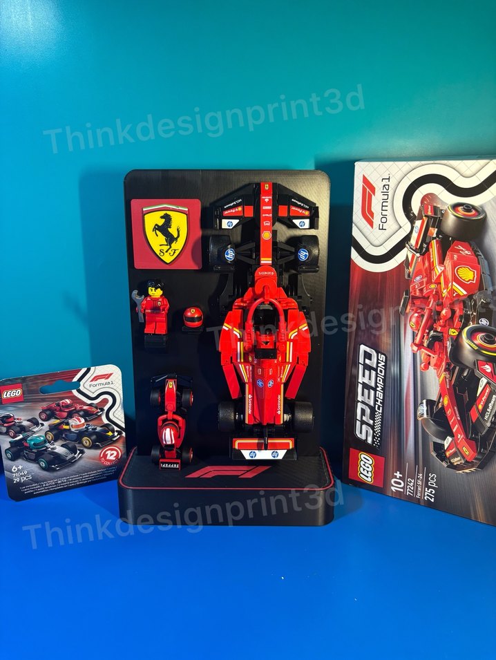 Lego F1 Speed Champions Ferrari TDP3D - Görsel 4