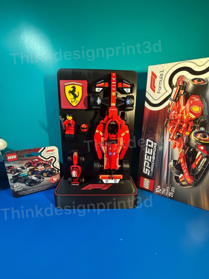 Lego F1 Speed Champions Ferrari TDP3D - Görsel 3