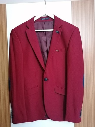 Bordo Blazer Ceket