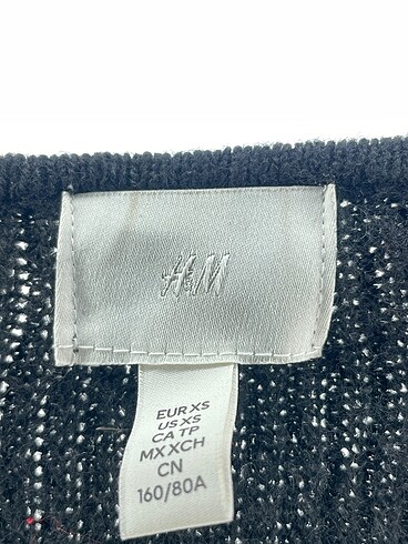 xs Beden siyah Renk H&M Kazak / Triko %70 İndirimli.