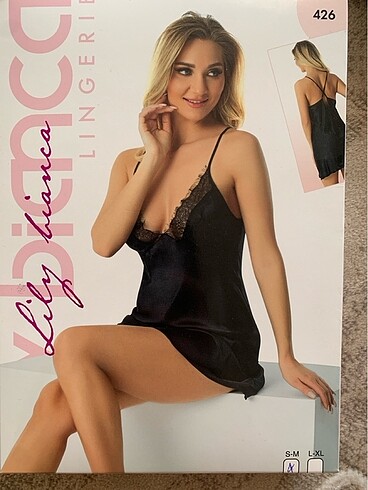 Saten gecelik