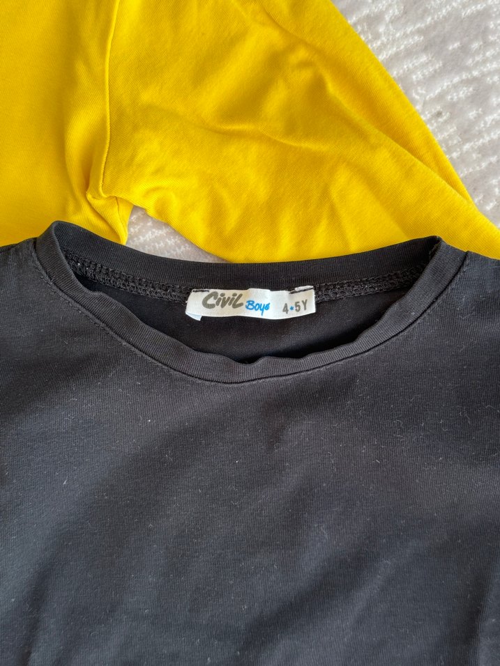 Çocuk Uzun Kollu Basic Tişört - Görsel 2