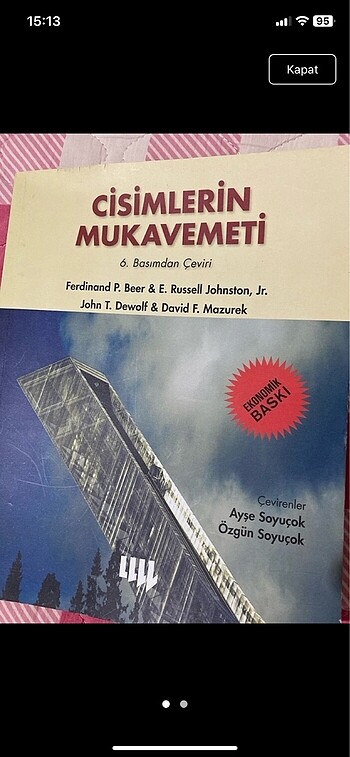 Cisimlerin Mukavemeti