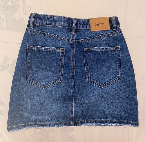 Stradivarius stradivarius kot denim etek