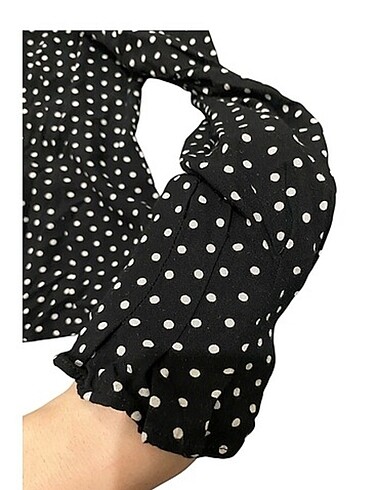 Puantiyeli gömlek - Görsel 2