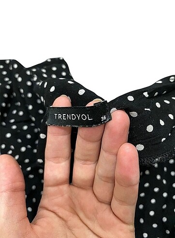 Puantiyeli gömlek - Görsel 5