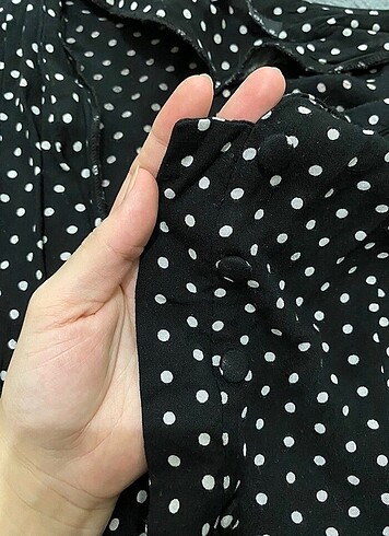 Puantiyeli gömlek - Görsel 3