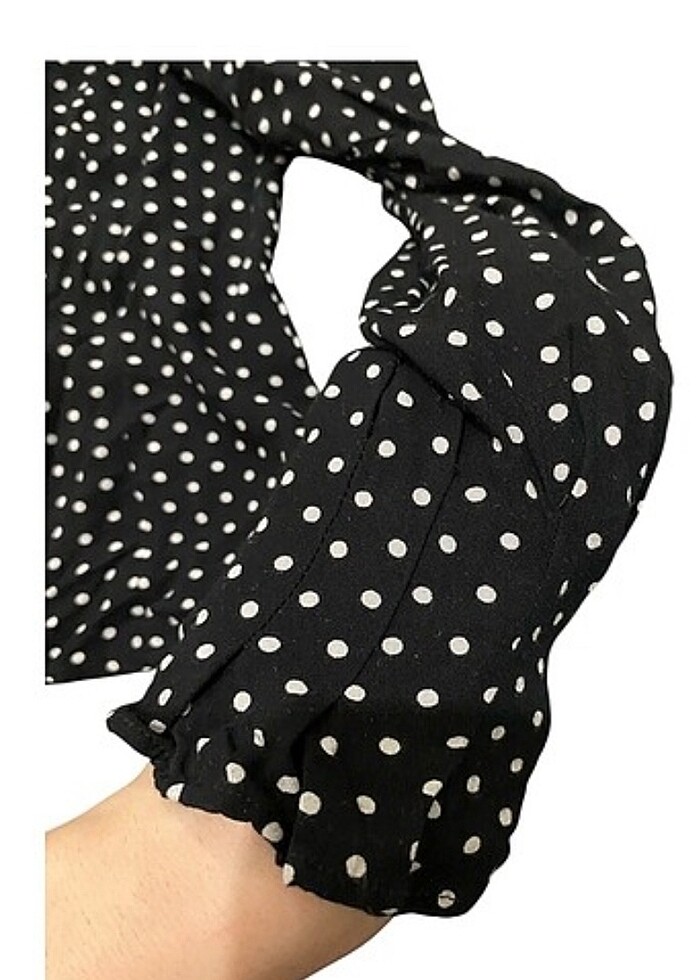 Puantiyeli gömlek - Görsel 2