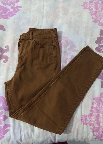 Kahverengi Taba Mom Jean - Görsel 2