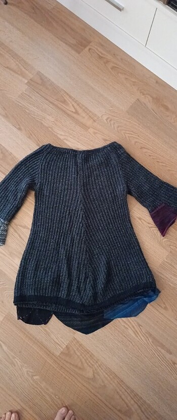 Örme kazak tunik y2k - Görsel 4