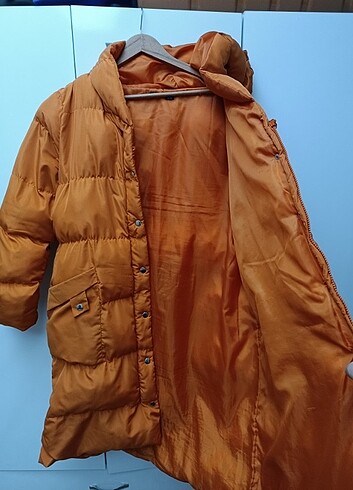 Uzun şişme mont  - Görsel 3