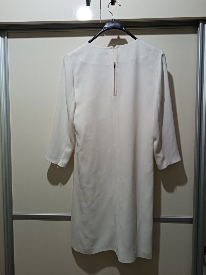 Tüzün Beyaz şık elbise - Görsel 4