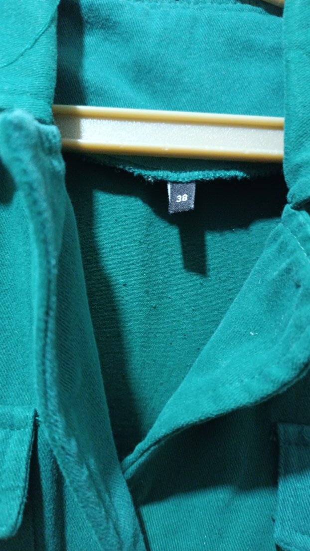 Kemerli Yeşil Kadın elbise - Görsel 4