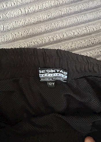 Beşiktaş Siyah Baskılı Erkek Çocuk Deniz Şortu - Görsel 2