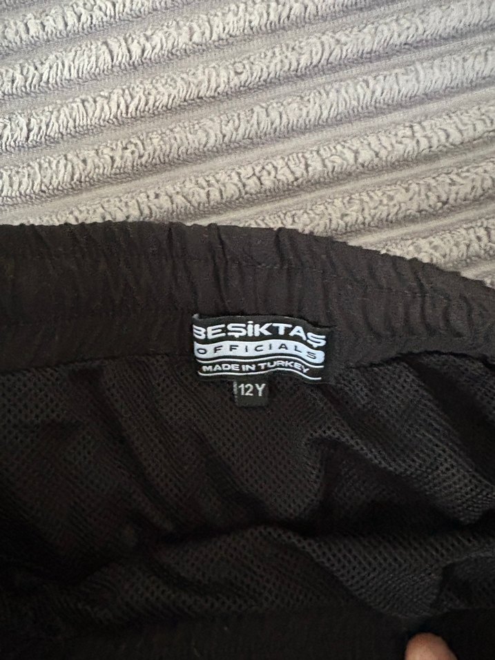 Beşiktaş Siyah Baskılı Erkek Çocuk Deniz Şortu - Görsel 2