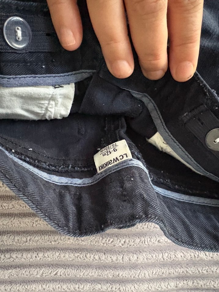 Gri Erkek Bebek Denim Pantolon - Görsel 2