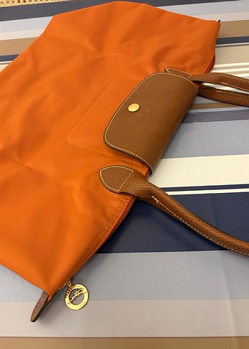 Longchamp L Boy Kiremit Rengi Sıfır Çanta - Görsel 2