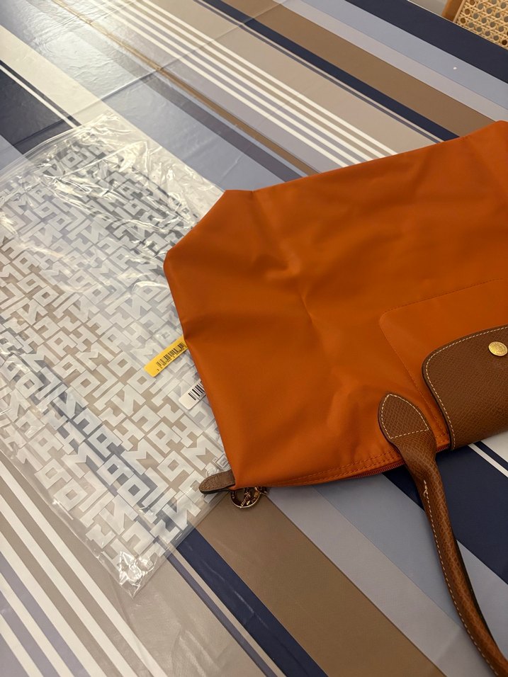 Longchamp L Boy Kiremit Rengi Sıfır Çanta - Görsel 3