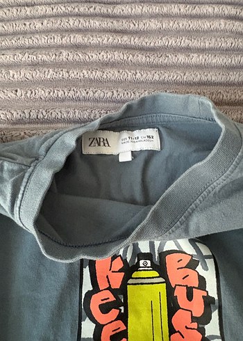 Gri Baskılı Erkek Çocuk Sweatshirt - Görsel 3