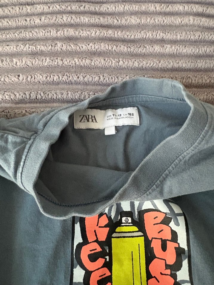 Gri Baskılı Erkek Çocuk Sweatshirt - Görsel 3