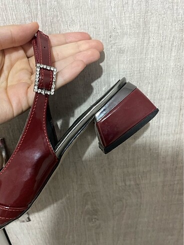 36 Beden bordo Renk Bordo ayakkabı