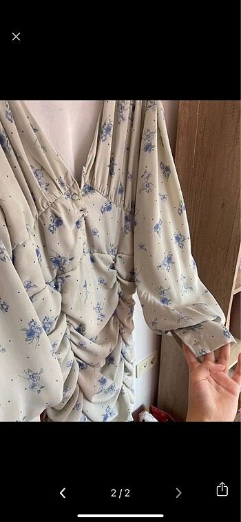 Zara Zara çiçekli elbise