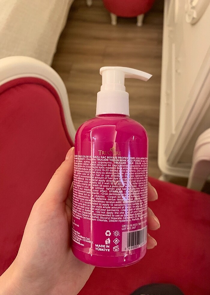 Trucade pembe saç boyası - Görsel 2