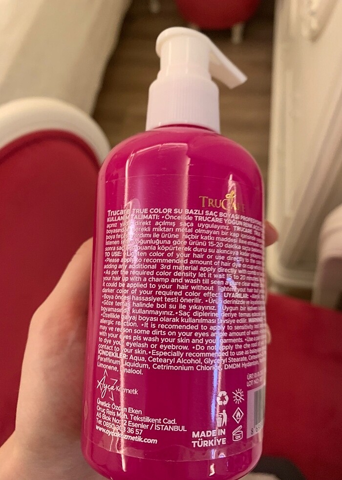 Trucade pembe saç boyası - Görsel 3