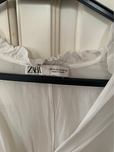 xs Beden beyaz Renk Zara Gömlek