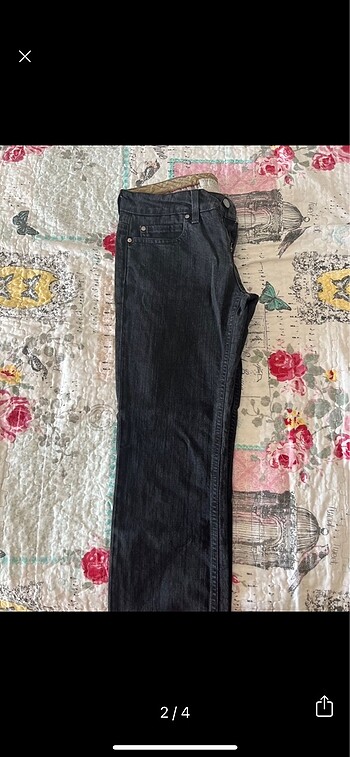 Stella McCartney Desenli kot pantolon