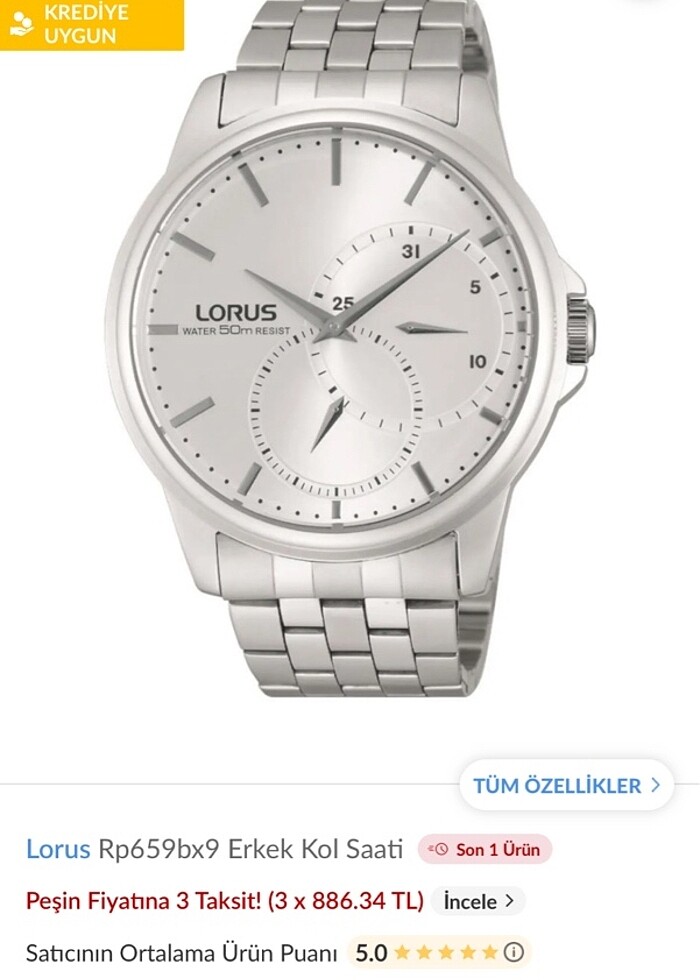 Lorus Rp659bx9 Erkek Kol Saati - Görsel 2