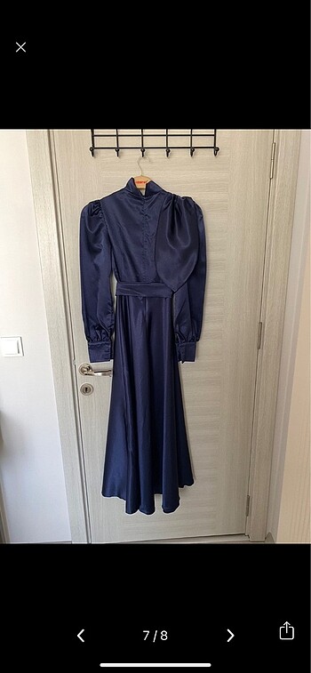 Lacivert Nişanlık Abiye Elbise - Görsel 7