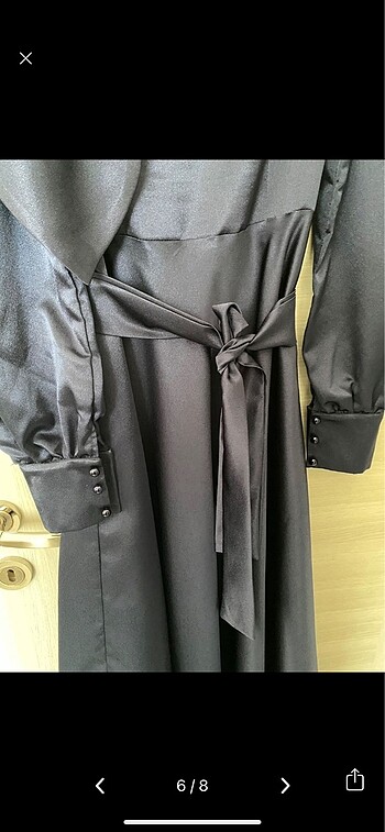 Lacivert Nişanlık Abiye Elbise - Görsel 6