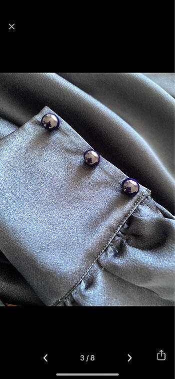 Lacivert Nişanlık Abiye Elbise - Görsel 3