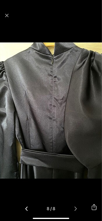 Lacivert Nişanlık Abiye Elbise - Görsel 8